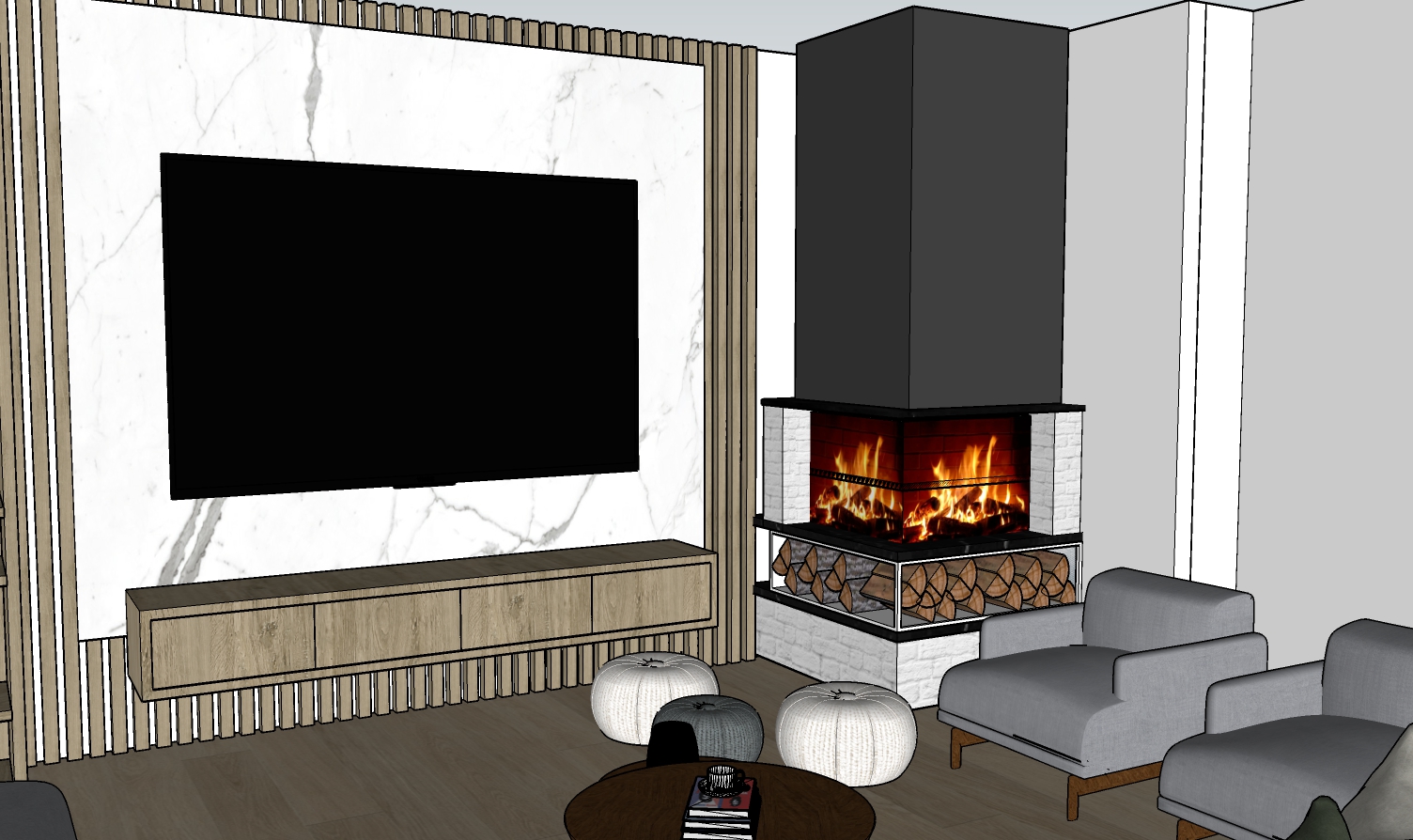 TV ÜNİTESİ UYGULAMALARI